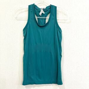 Athleta Momentum Seamless Tank Teal Racerback  - XS